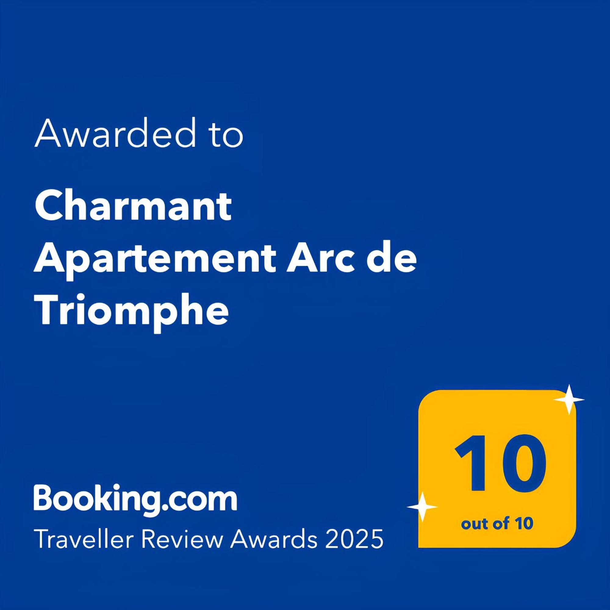 Charmant Appartement Arc De Triomphe Free Netflix Paris Exteriör bild