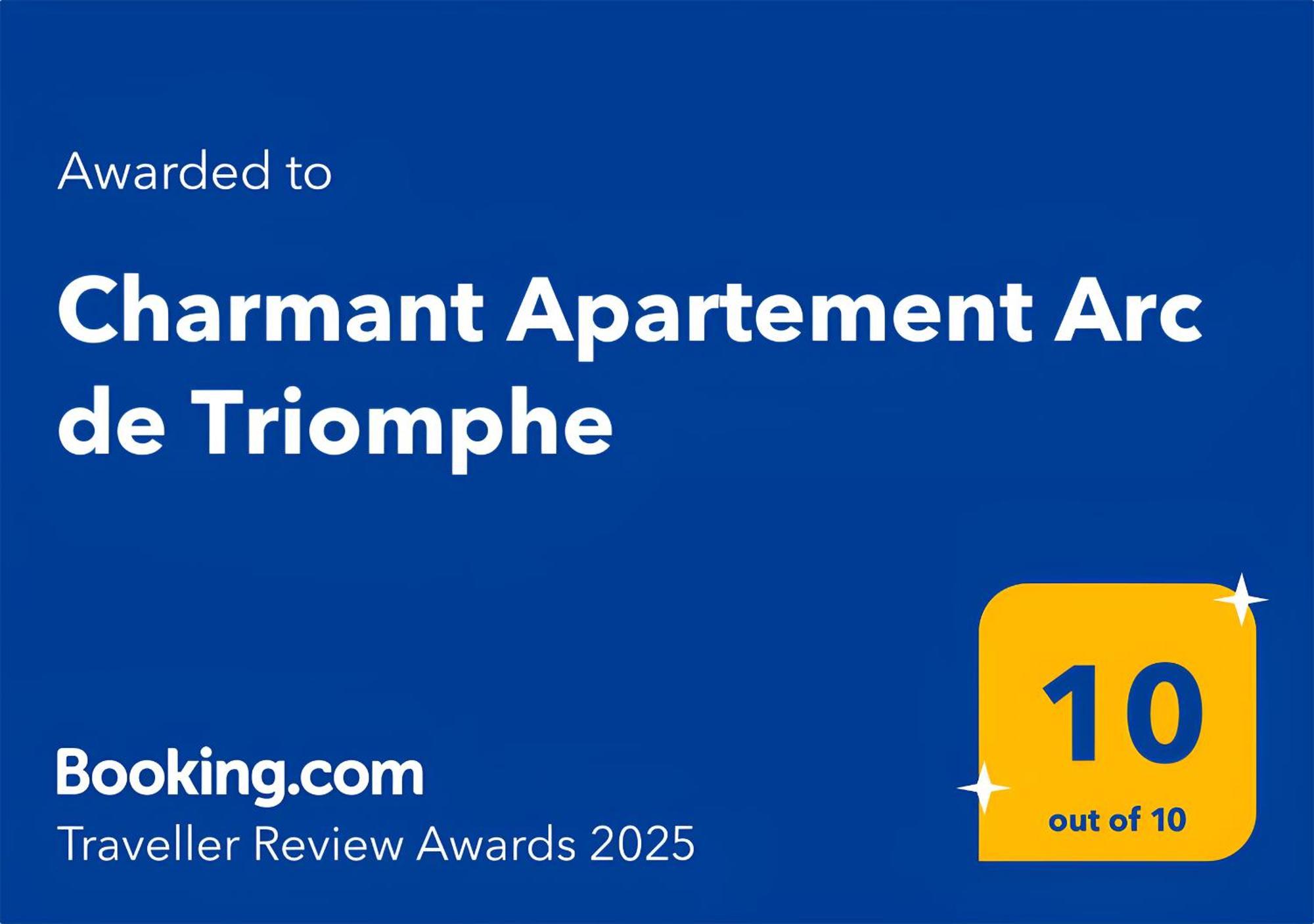 Charmant Appartement Arc De Triomphe Free Netflix Paris Exteriör bild